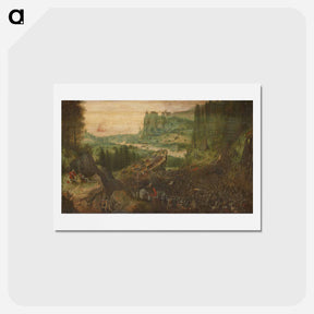 アートポストカード-The Suicide of Saul - ピーター ブリューゲル Postcard.