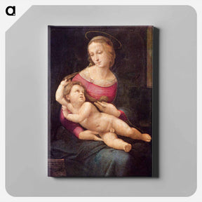 アートパネル-Raphael's Bridgewater Madonna - ラファエロ サンティ Canvas.