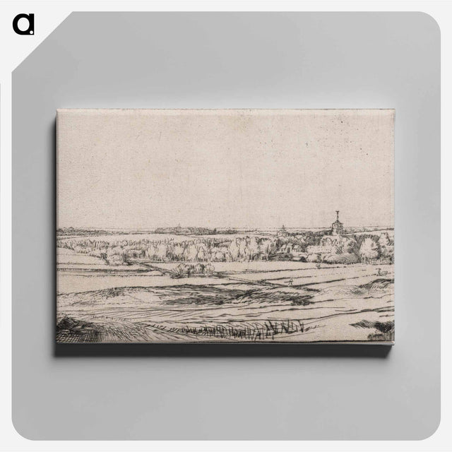 アートパネル-The Goldweigher's Field - レンブラント ファン レイン Canvas.