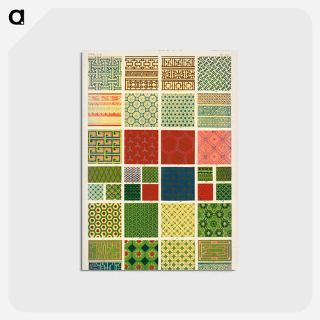 アートポストカード-Nineteenth-Century Ornamental Design
 - 装飾の文法 Postcard.