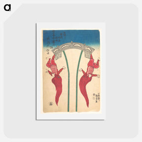 アートポストカード-Utagawa Kunisada Print
 - 歌川 国貞 Postcard.
