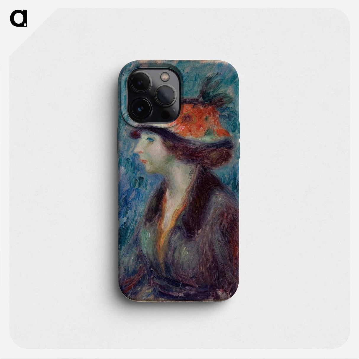 Girl with Flowered Hat - ウィリアム ジェームス グラッケンズ Phone Case.