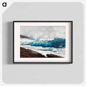 アートポスター-Prout’s Neck, Breakers - ウィンスロー ホーマー Poster.