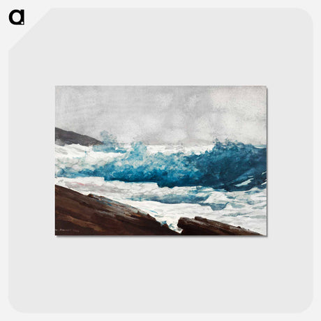 アートポストカード-Prout’s Neck, Breakers - ウィンスロー ホーマー Postcard.