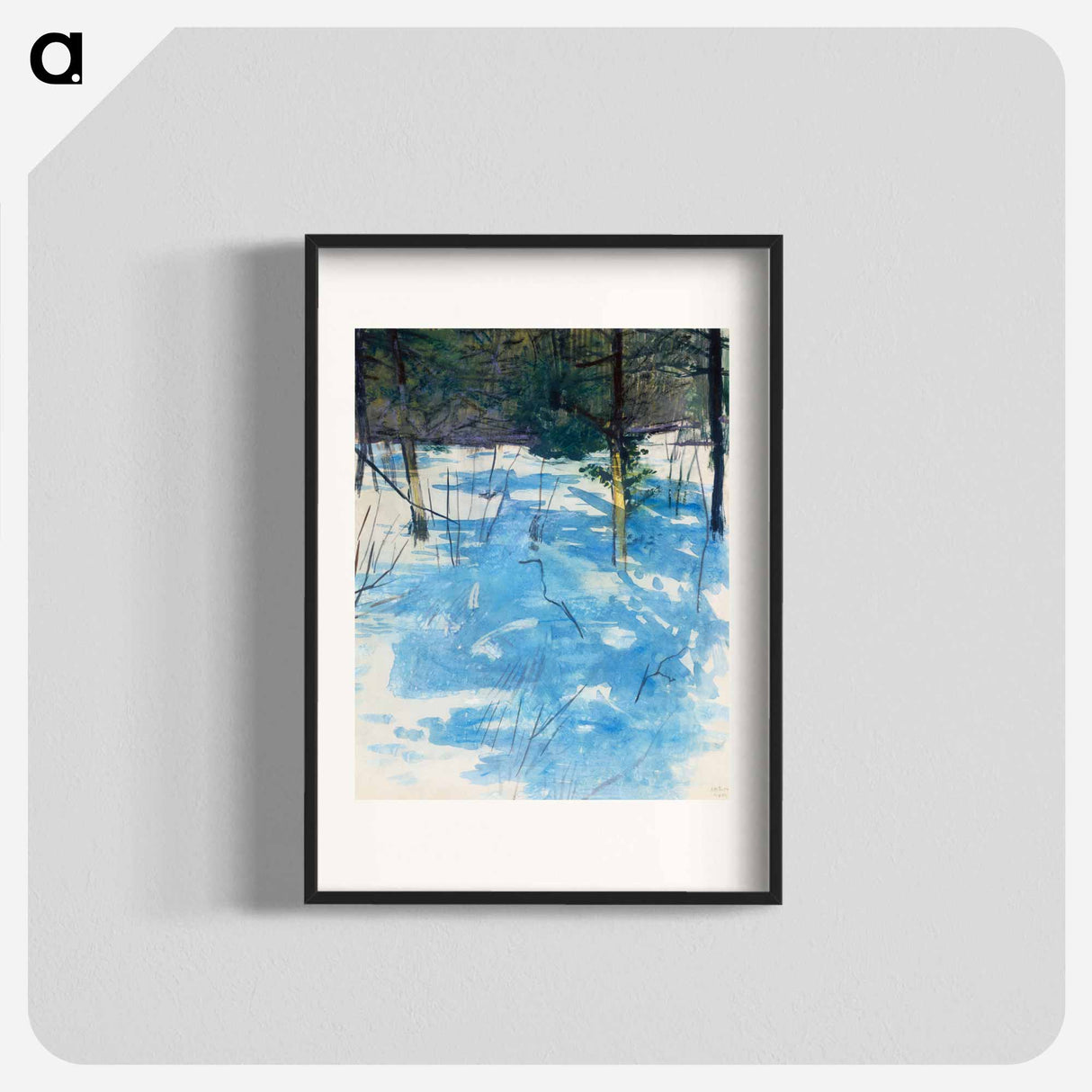 Winter, Monadnock - アボット ハンダーソン セイヤー Poster.