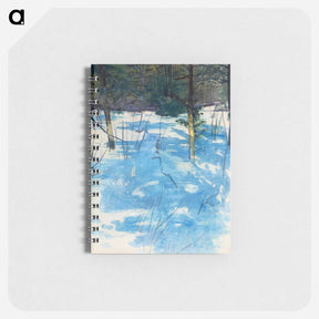 アートメモ帳-Winter, Monadnock - アボット ハンダーソン セイヤー Memo.