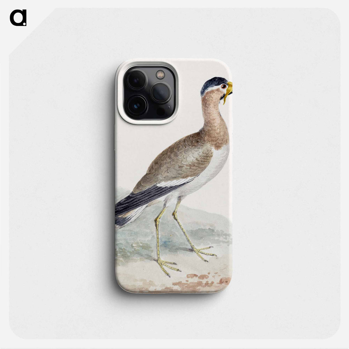 A Yellow-wattled Lapwing - アールト シューマン Phone Case.