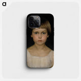 Portrait of the artist's sister Berta Edelfelt - アルバート エーデルフェルト Phone Case.