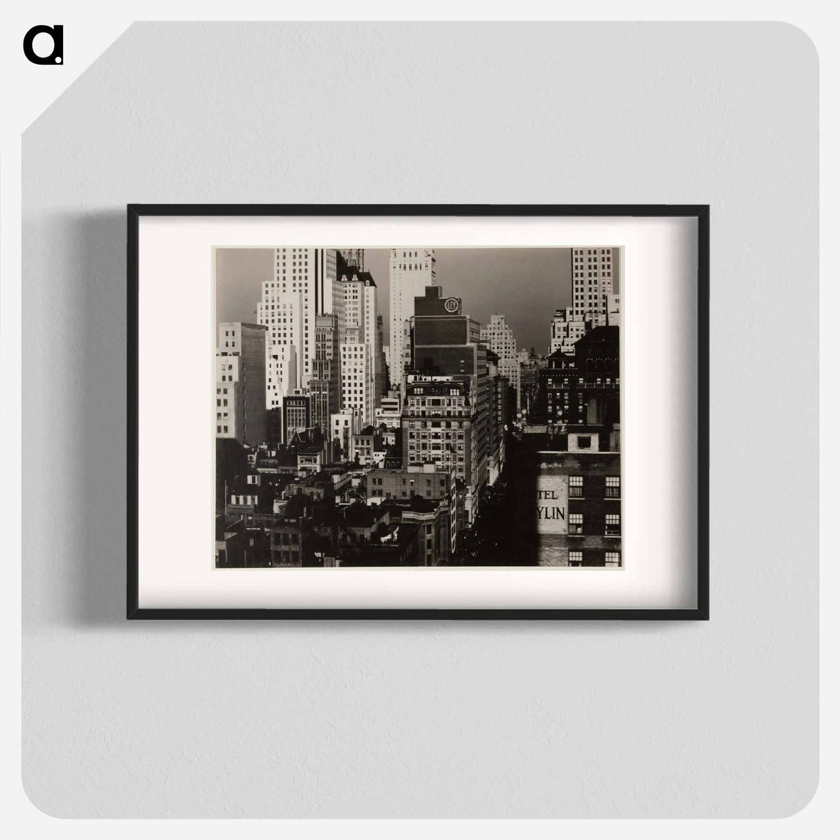 From My Window at An American Place - アルフレッド スティーグリッツ Poster.