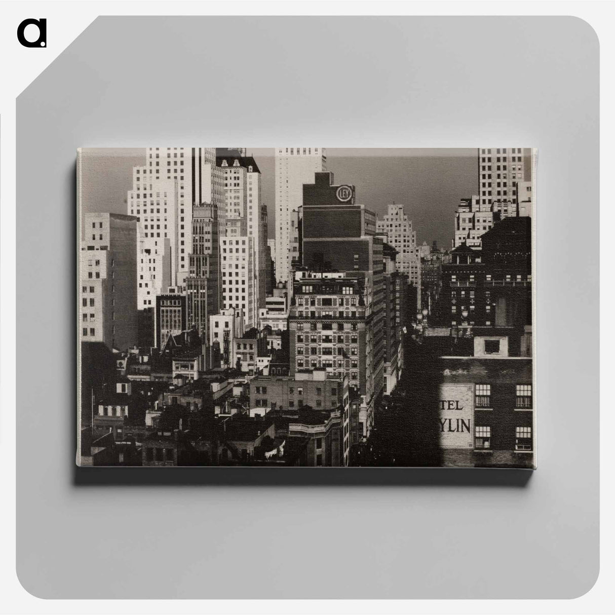 From My Window at An American Place - アルフレッド スティーグリッツ Canvas.