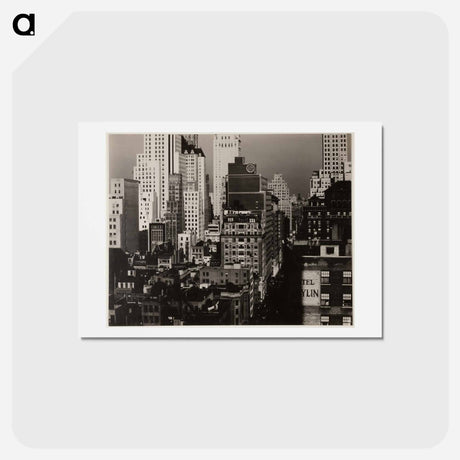 アートポストカード-From My Window at An American Place - アルフレッド スティーグリッツ Postcard.