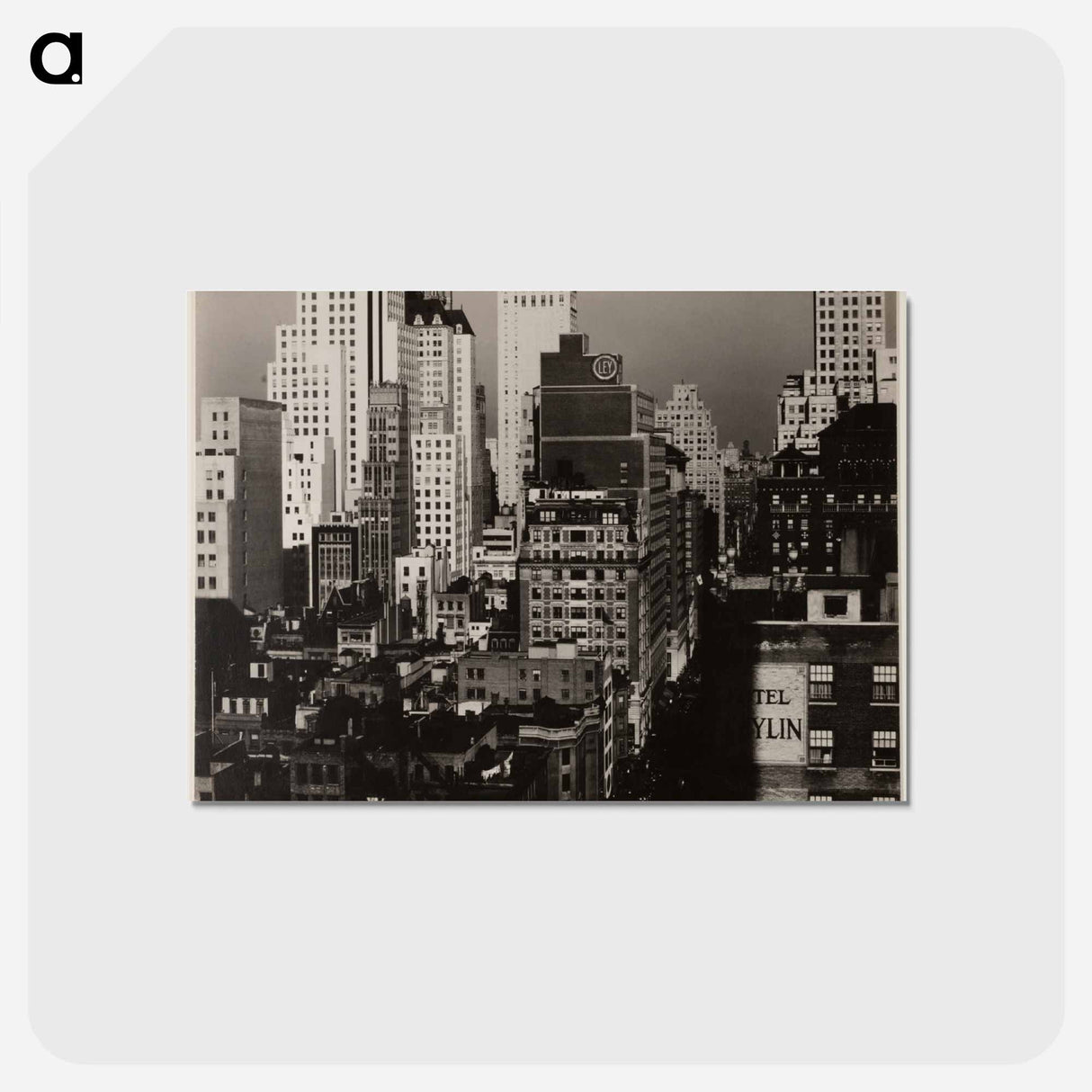 アートポストカード-From My Window at An American Place - アルフレッド スティーグリッツ Postcard.