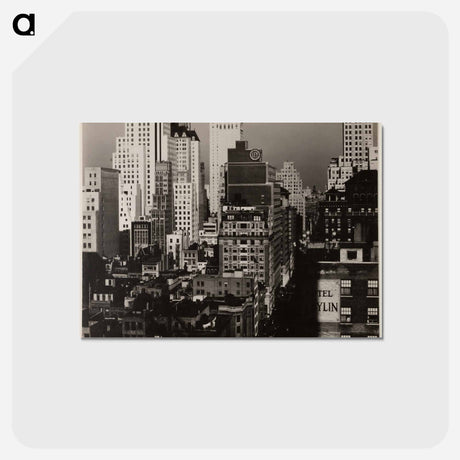 アートポストカード-From My Window at An American Place - アルフレッド スティーグリッツ Postcard.