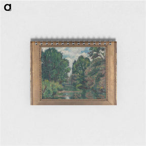 アートメモ帳-River landscape - アルフレッド ウィリアム フィンチ Memo.