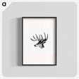 アートポスター-Victorian Deer Engraving
 - 大英図書館 Poster.