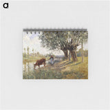 Countryside near Grez-sur-Loing - カミーユ ピサロ Memo.