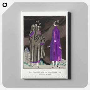 アートパネル-La Promenade a Montmartre
 - シャルル マルタン Canvas.