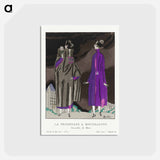 アートポストカード-La Promenade a Montmartre
 - シャルル マルタン Postcard.