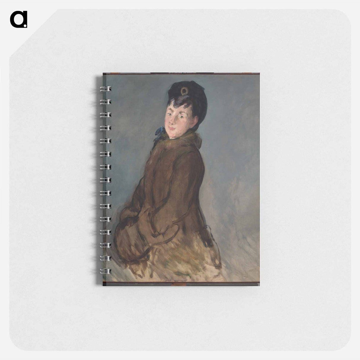 アートメモ帳-Portrait of Isabelle Lemonnier with a Muff
 - ダラス美術館 Memo.