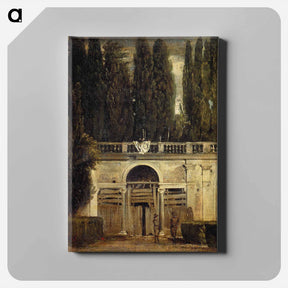 アートパネル-Villa Medici in Rome (Facade of the Grotto Logia) - ディエゴ ベラスケス Canvas.
