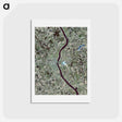 アートポストカード-Huron, South Dakota, as Seen from Terra
 - 上空からの地球 Postcard.