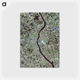 アートポストカード-Huron, South Dakota, as Seen from Terra
 - 上空からの地球 Postcard.