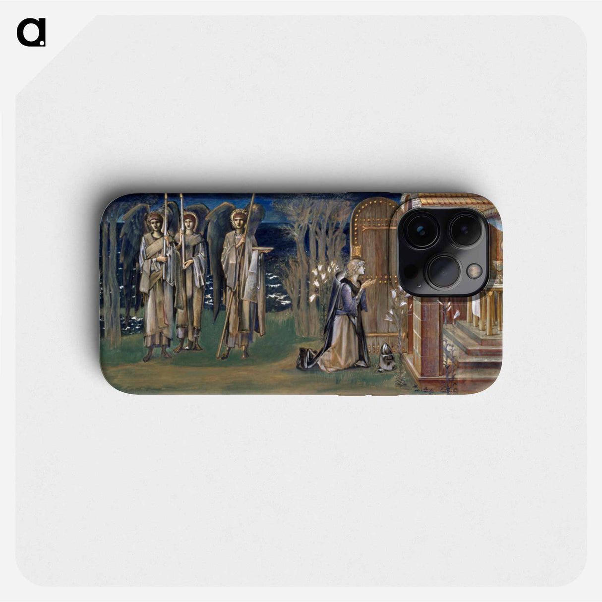 Quest for the Holy Grail - Study for The Attainment - エドワード バーン ジョーンズ Phone Case.