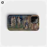 Quest for the Holy Grail - Study for The Attainment - エドワード バーン ジョーンズ Phone Case.