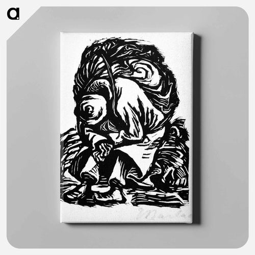 The Burden - Ernst Heinrich Barlach Canvas.