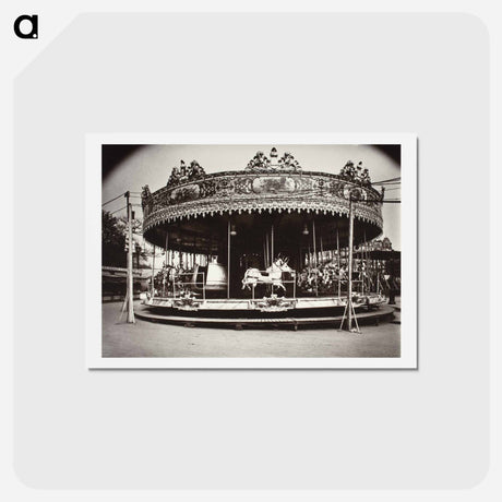 アートポストカード-Carrousel
 - ウジェーヌ アジェ Postcard.