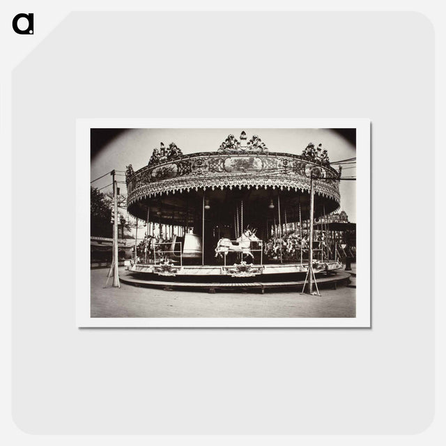 アートポストカード-Carrousel
 - ウジェーヌ アジェ Postcard.