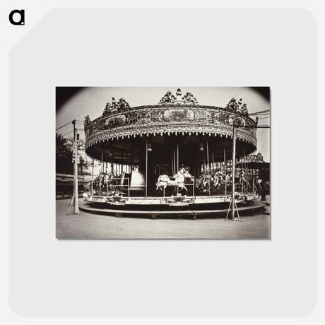 アートポストカード-Carrousel
 - ウジェーヌ アジェ Postcard.