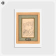 アートポストカード-Armorial Bookplate for Crozat, Baron de Thiers - フランソワ ブーシェ Postcard.