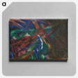 アートパネル-Animal fates (the trees showed their rings, the animals their veins) - フランツ マルク Canvas.