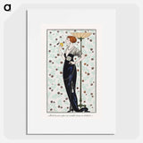 Costumes Parisiens: Grande robe du soir - ジョージ バービエ Poster.