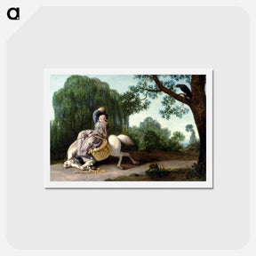 アートポストカード-The Farmer's Wife and the Raven
 - ジョージ スタッブス Postcard.
