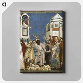 アートパネル-The Massacre of the Innocents - ジョット ディ ボンドーネ Canvas.