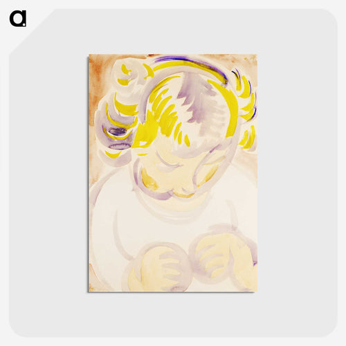 画家の娘 - ヘンリー ライマン サイエン Postcard.