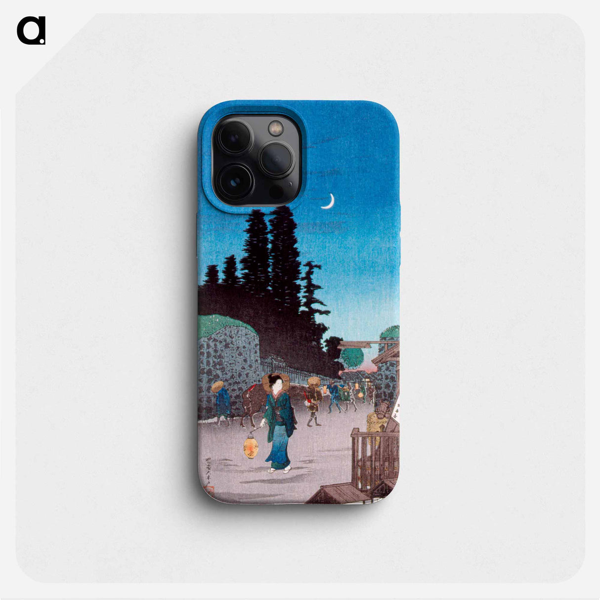 The Big Gate at Yotsuya - Hiroaki Takahashi Phone Case.