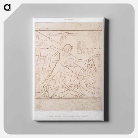 アートパネル-Fight of Séti 1st against the Leaders of Tehran
 - エジプト美術史 Canvas.