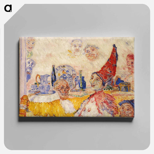 Pierrot Lunaire - ジェームズ アンソール Canvas.