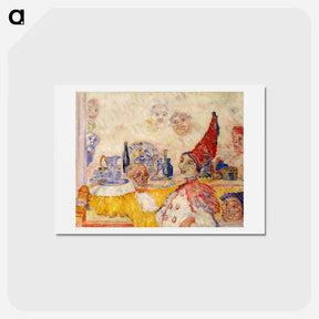 アートポストカード-Pierrot Lunaire - ジェームズ アンソール Postcard.