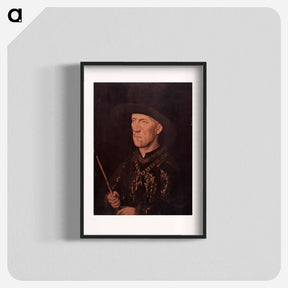 アートポスター-Portrait of Baudouin de Lannoy - ヤン ファン エイク Poster.