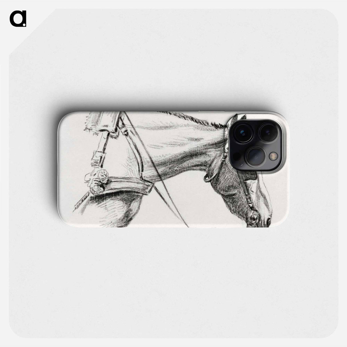Head of a horse - Jean Bernard Phone Case.