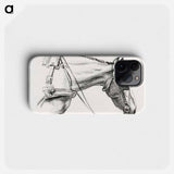 Head of a horse - Jean Bernard Phone Case.