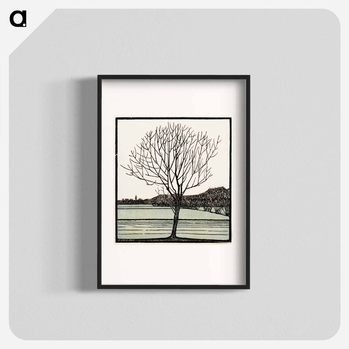 Bald tree - ユリー デ フラーハ Poster.