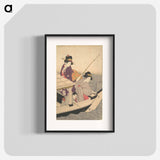 Fishing - 喜多川 歌麿 Poster.