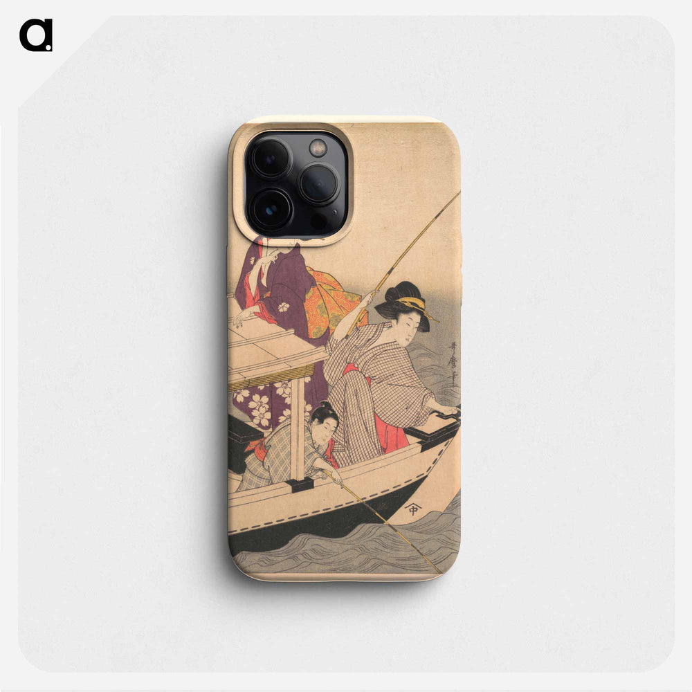 Fishing - 喜多川 歌麿 Phone Case.