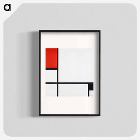 アートポスター-Composition No. I, with Red and Black
 - バーゼル美術館 Poster.