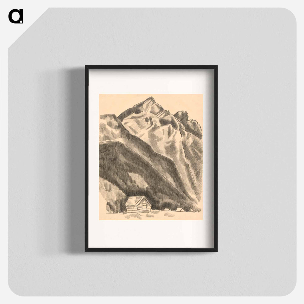 Mountain landscape (Garmisch-Partenkirchen) - マースデン ハートリー Poster.